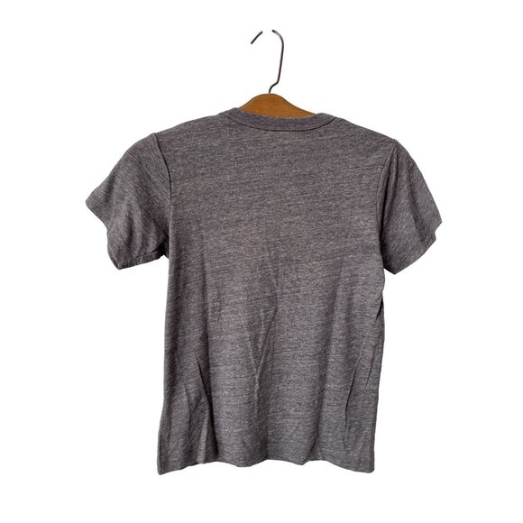 League 91 Big Sky Montana Snow Goggles TShirt Kids Medium Gray Casual Basic NEW - Picture 2 of 8